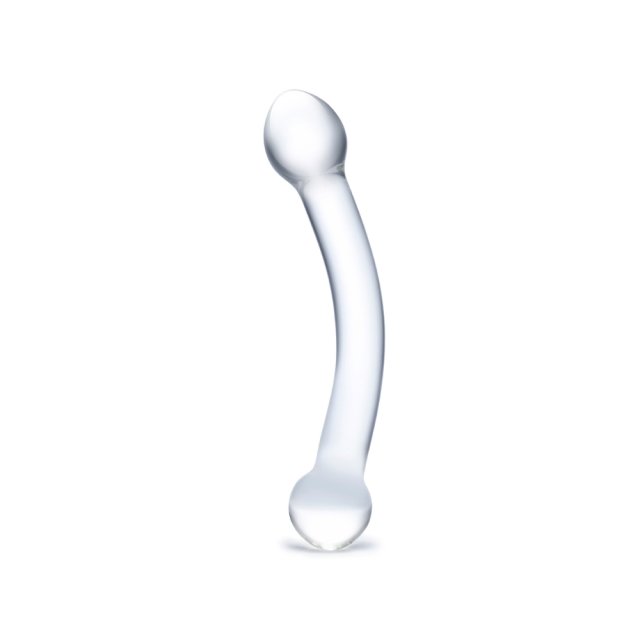 Gläs Kurvet G-punkts Glas Dildo