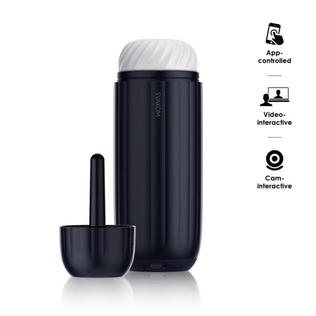 Svakom Sam Neo 2 Pro - App-styret Masturbator med Vibration, Varme & Sug