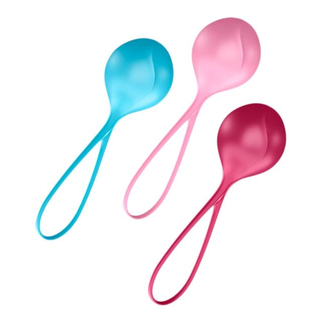 Satisfyer Strengthening Balls  -  Bækkenbundskugler  -  Sæt