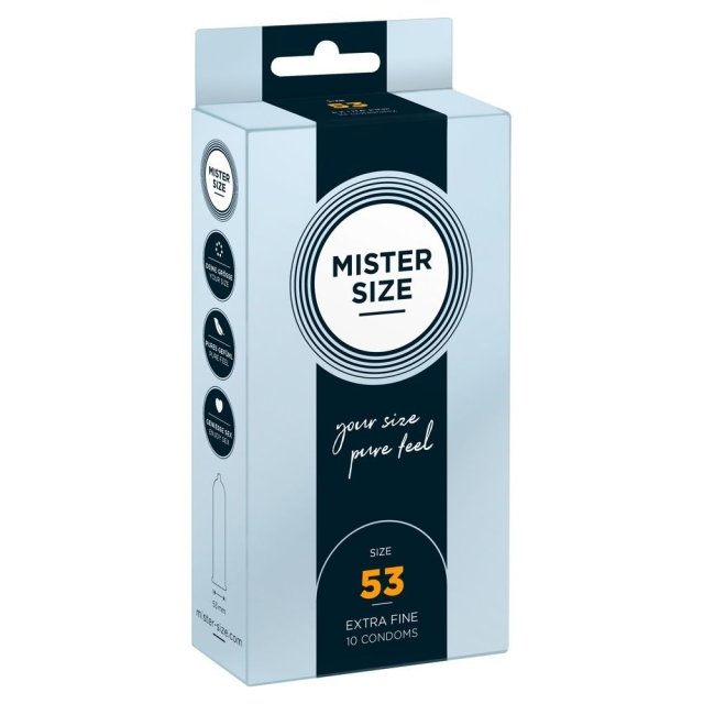Mister Size 53 mm  -  Kondomer-10 stk.