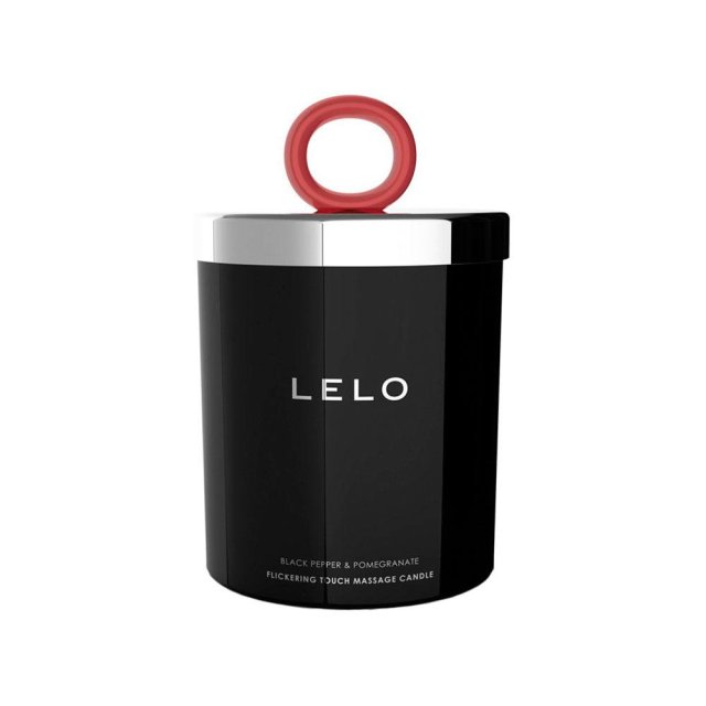 LELO Flickering Touch Massage Candle  -  Varmende Massage Lys - Rød
