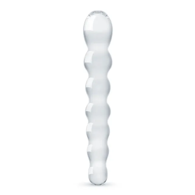 Gildo Glas Dildo No. 19 med Kugler 20 cm