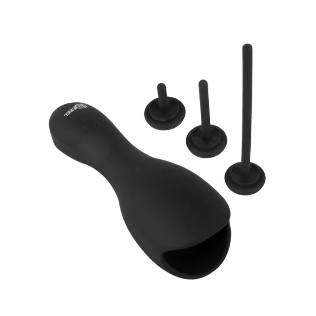 Rebel Glans Vibrator Med 3 Fleksible Dilatatorer
