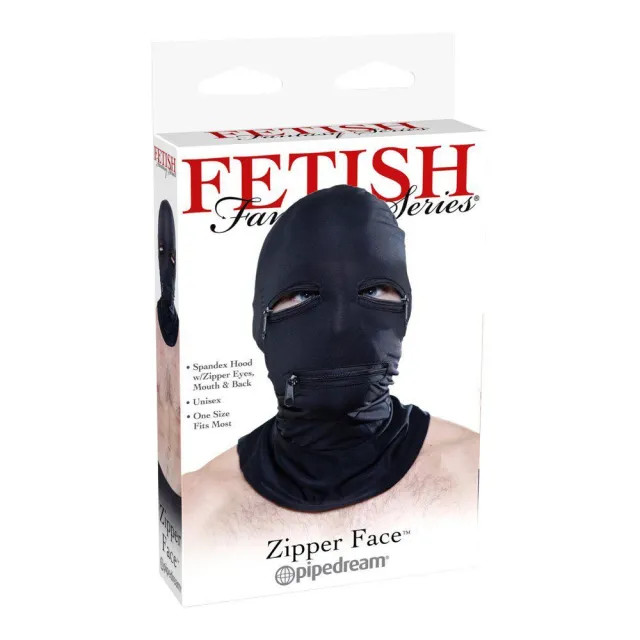 Fetish Fantasy Series Zipper Face Hætte